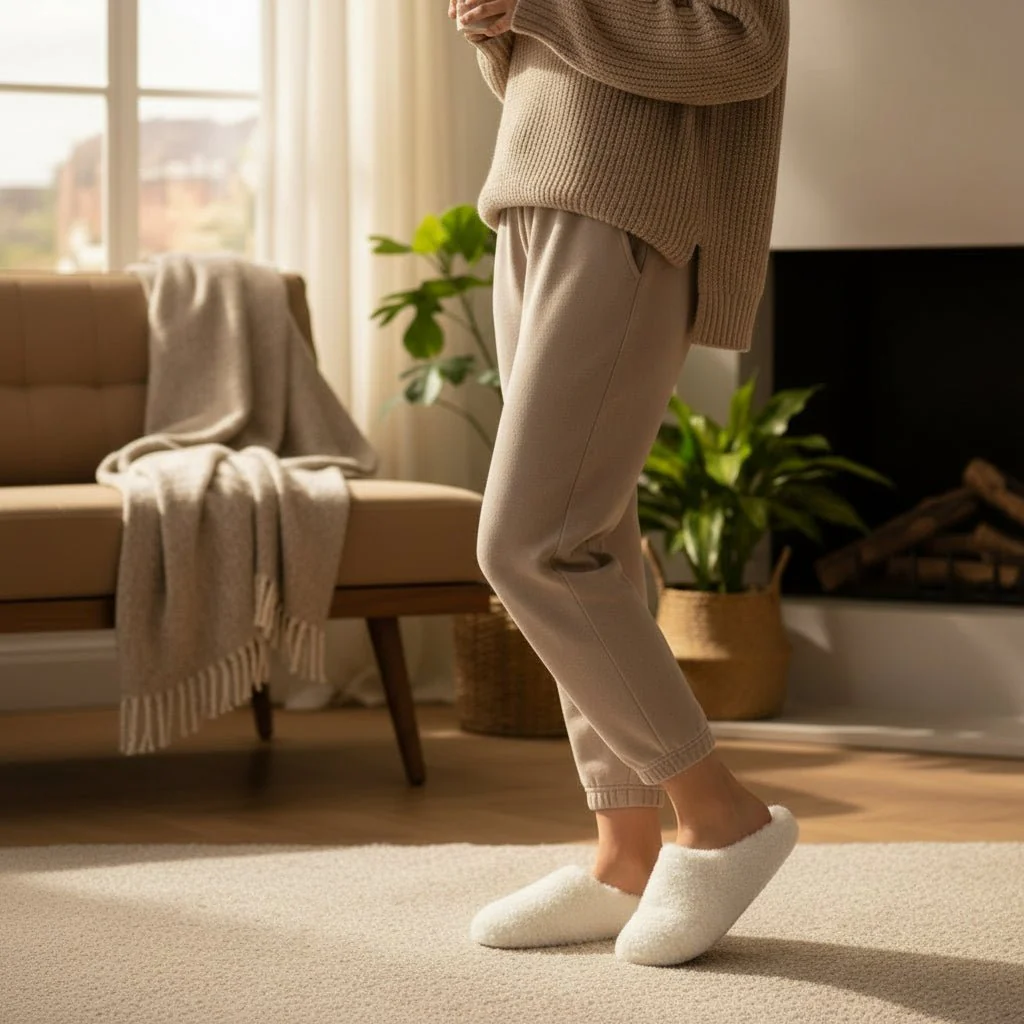 FROSTFUR – Cozy Women's Winter Slippers with Artificial Wool Lining - Image 2