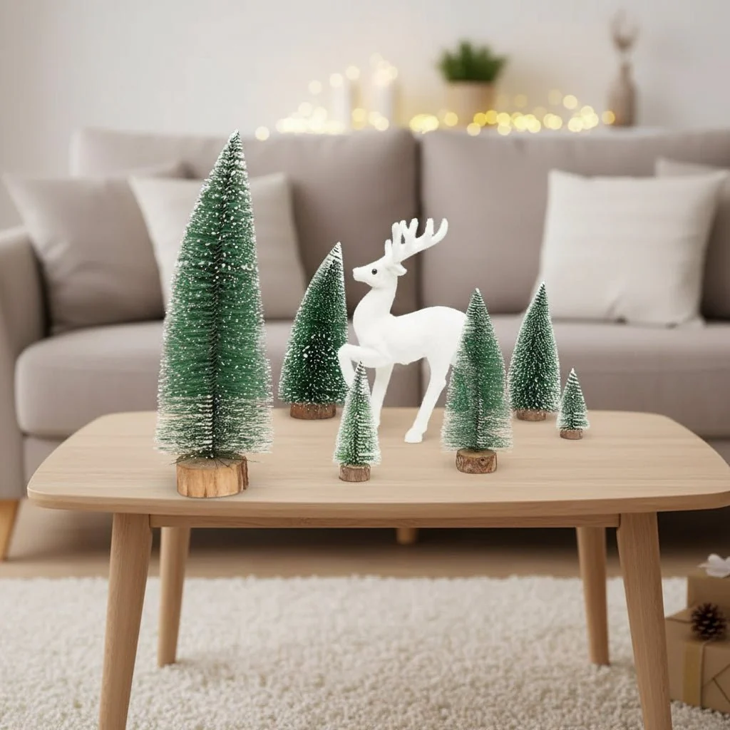 FROSTYFIR – Snow-covered Mini Christmas Tree for Table & Room Decor - Image 4