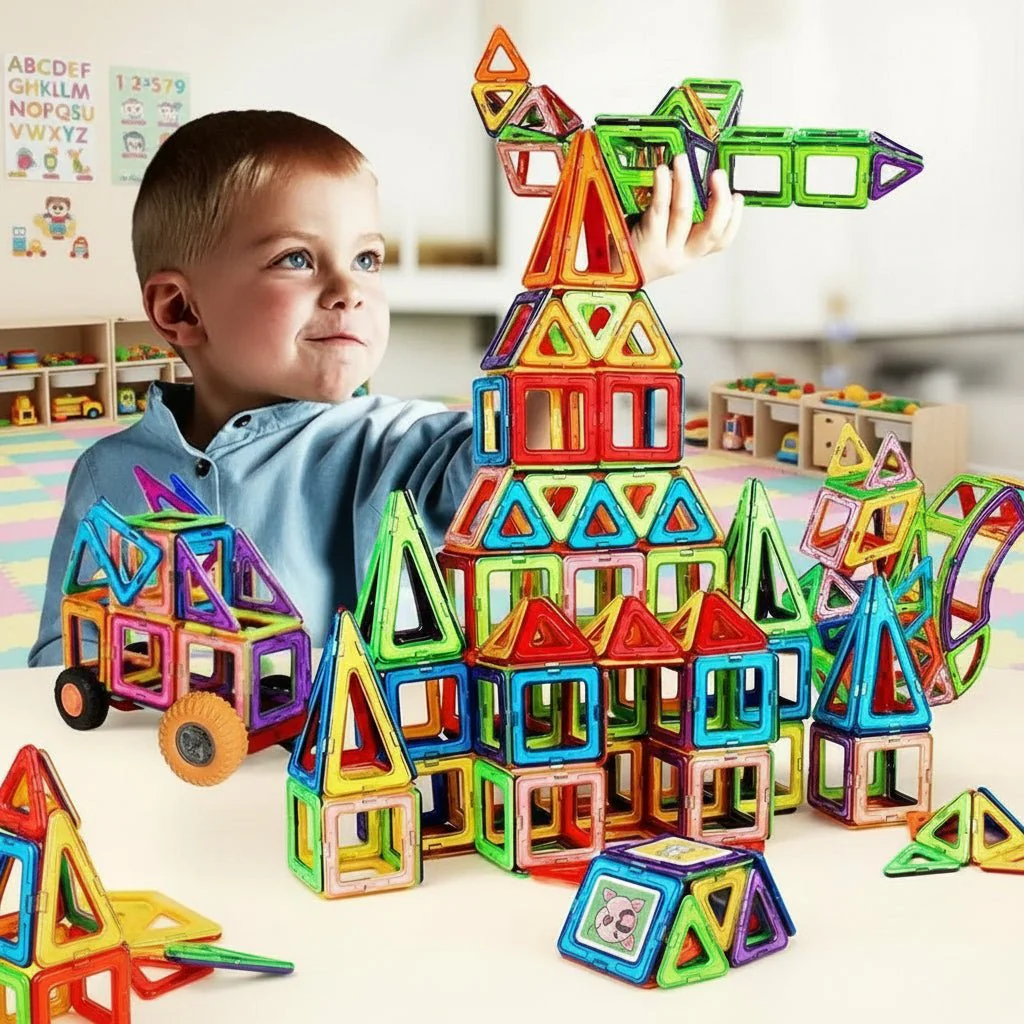 FUNNIBLOX – Creative magnetic building block set for children - Image 4
