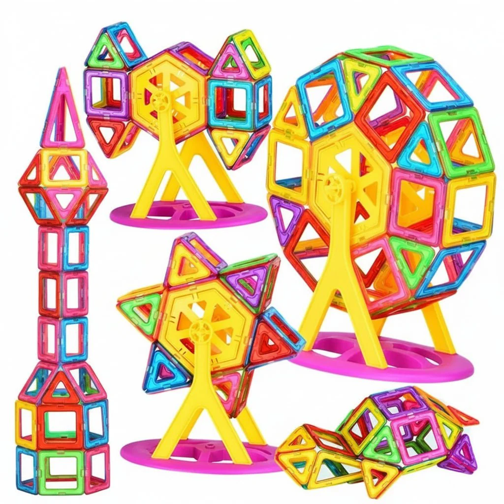 FUNNIBLOX – Creative magnetic building block set for children - Image 6