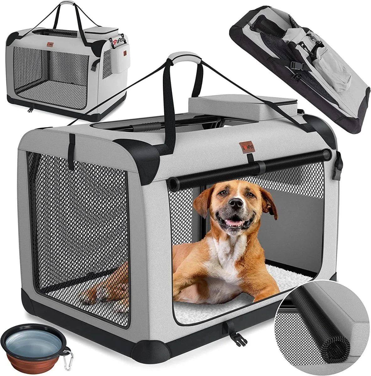 FurTrek Carrier – Foldable Luxury Bag for Stress-Free Travel with Pets - Image 2