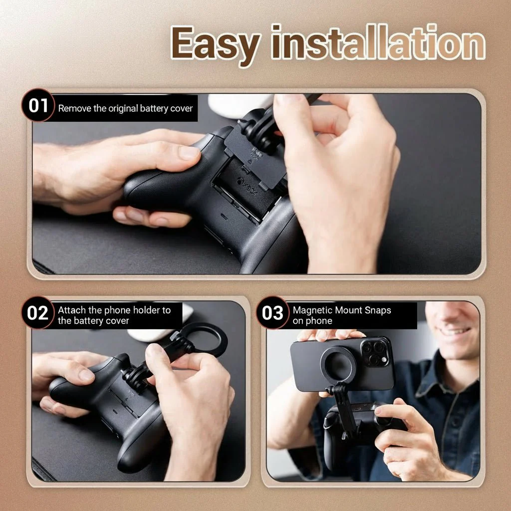 GAMECLIP – Magnetic Phone Holder for Xbox Wireless Controller 1914 - Image 6
