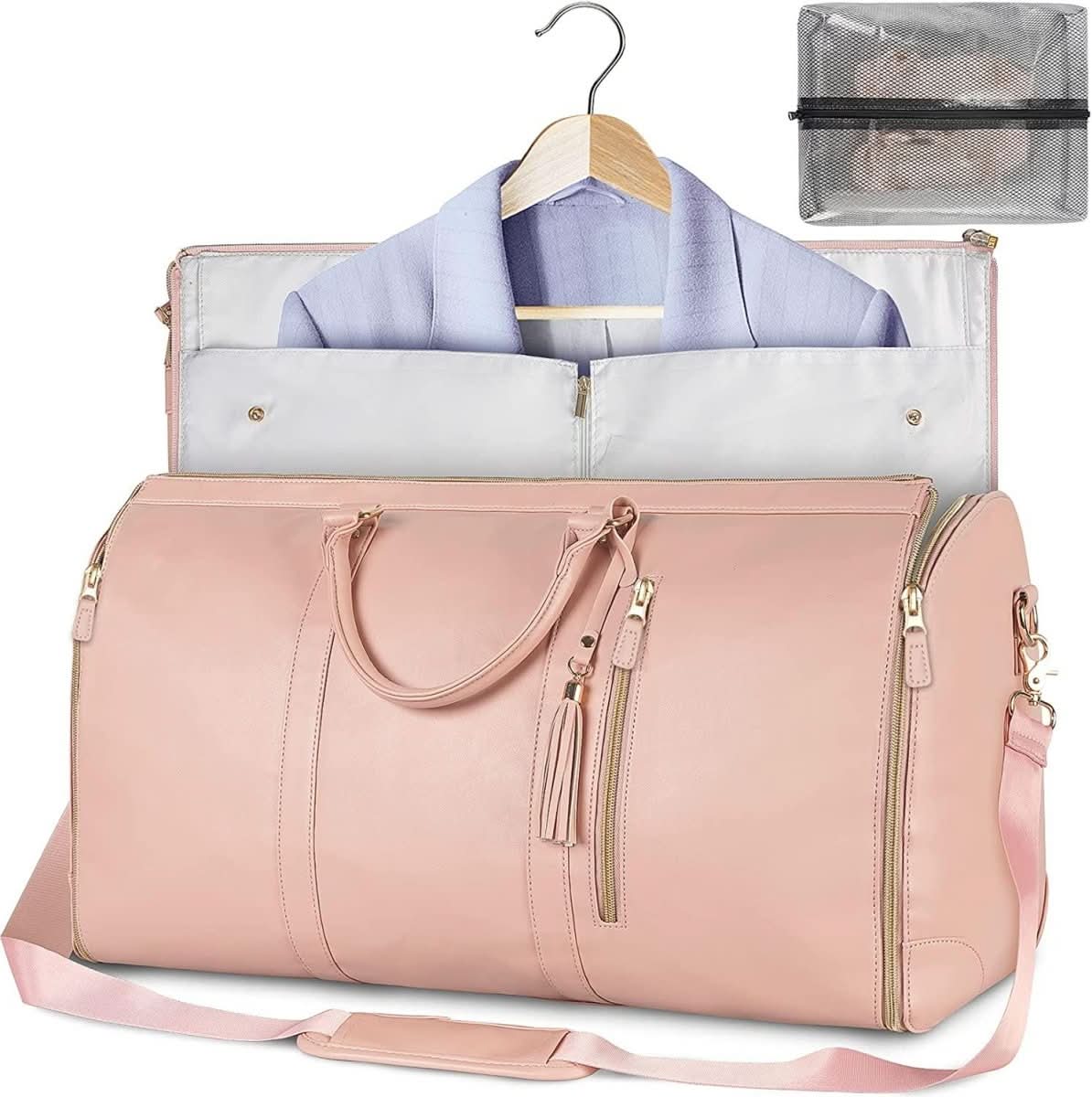 GARMENTGO Travel Bag - Foldable garment bag made of PU leather for crease-free travelling in style - Image 4