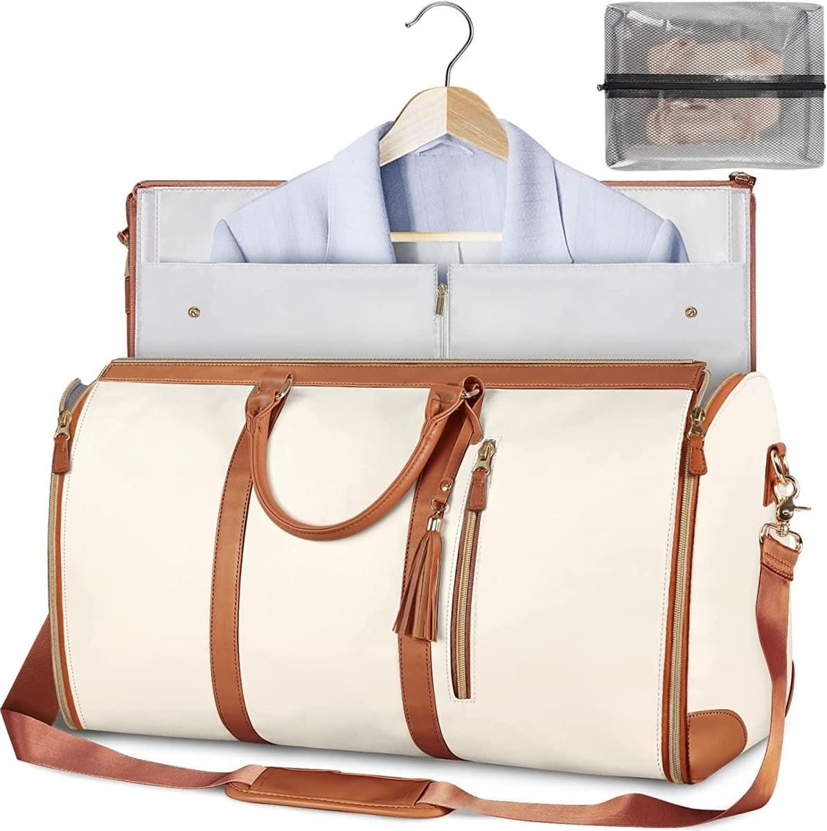 GARMENTGO Travel Bag - Foldable garment bag made of PU leather for crease-free travelling in style - Image 8