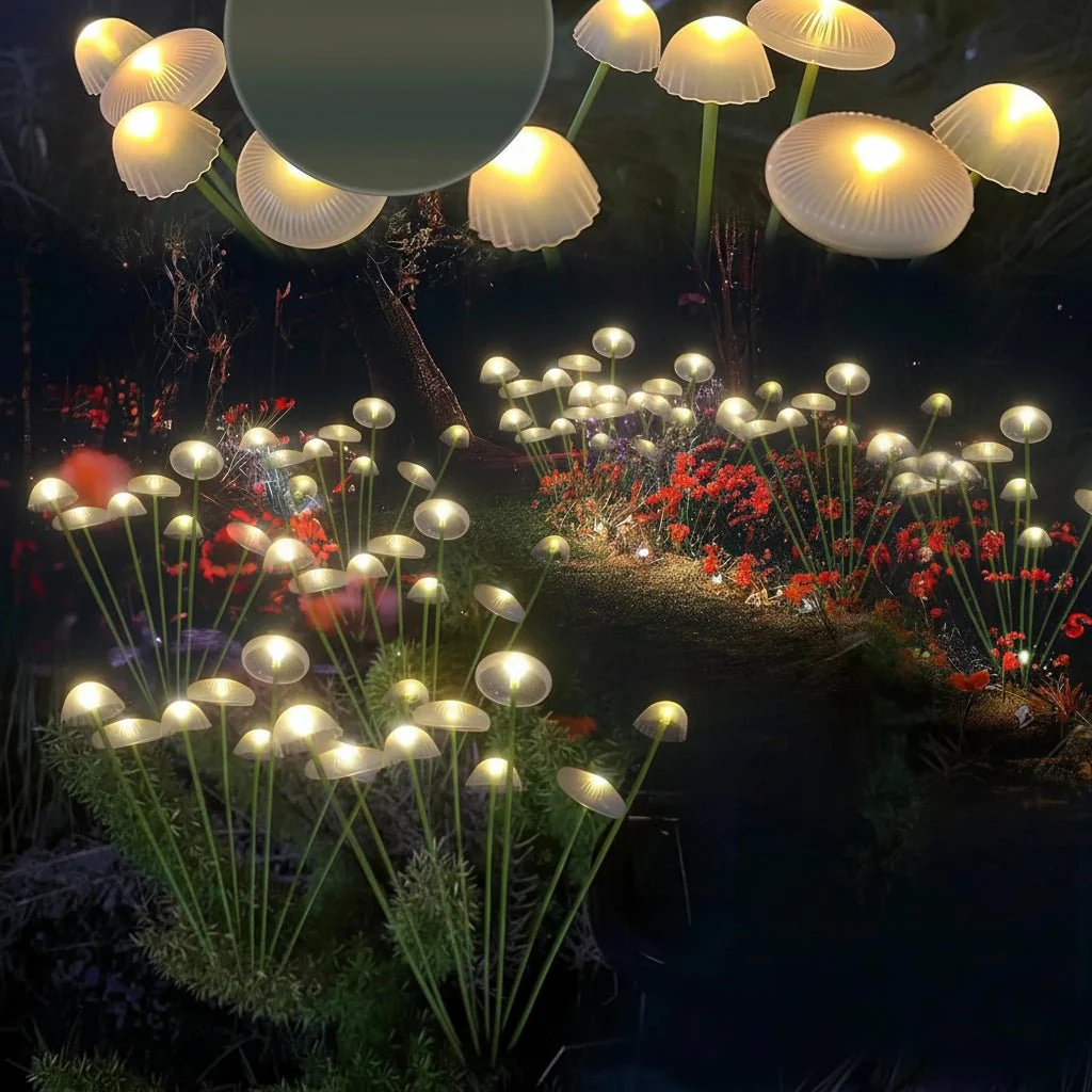 GARTENPERLE – Solar Jellyfish Mushroom Garden Light - Image 4