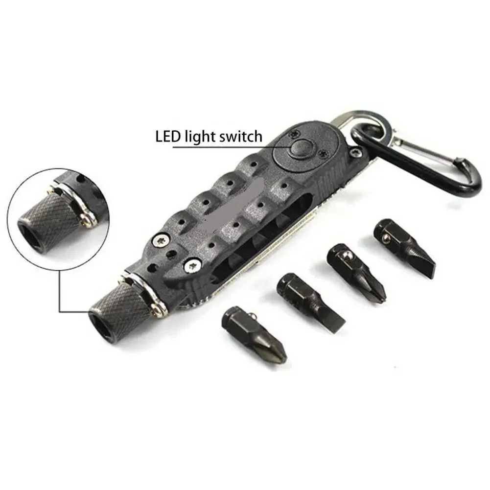 GEARFIX – Compact screwdriver tool with light & bottle opener - Image 7
