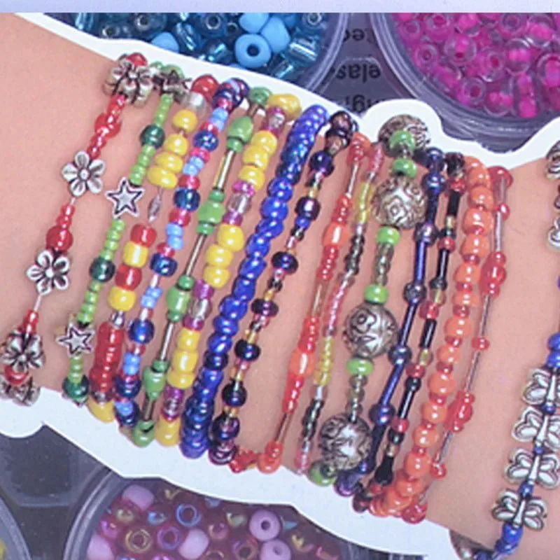 GEMGLOW – DIY jewelry set for girls with multicolored beads & accessories - Image 4