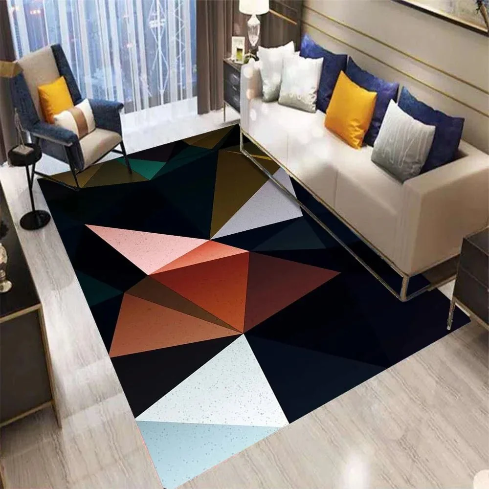 GEOPATTERN – Premium geometric area rug for living room & office - Image 4