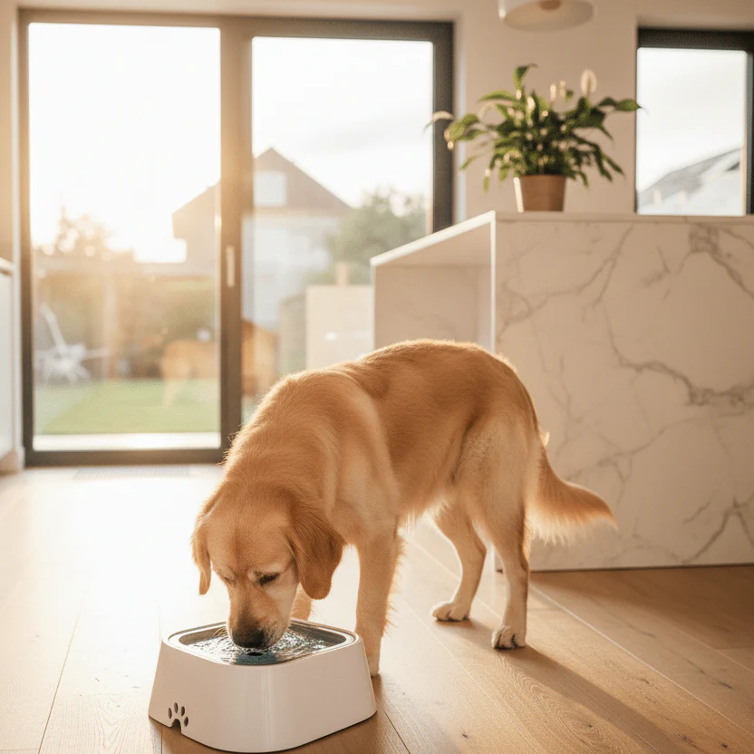 DRINKING GUARD – Water Bowl with Anti-Spill Function & Floating Disc - Image 2