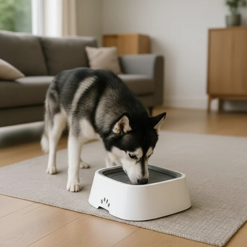 DRINKING GUARD – Water Bowl with Anti-Spill Function & Floating Disc - Image 4