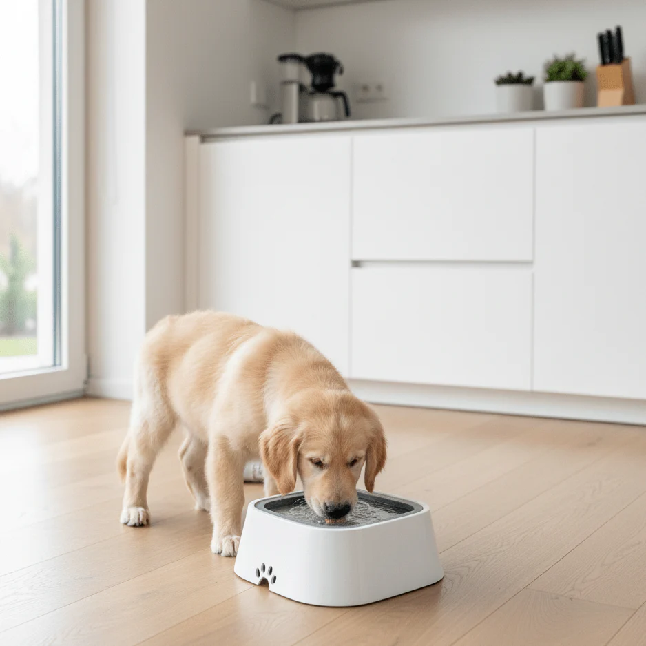 DRINKING GUARD – Water Bowl with Anti-Spill Function & Floating Disc - Image 5