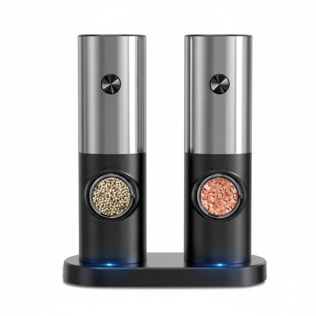SPICE DUO – Electric Salt and Pepper Grinder Set with Adjustable Grind Setting - Image 8