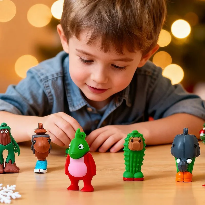 GIGGLIA – Creative Advent Calendar for Children with 24 Joyful Surprises and Play Figures - Image 6