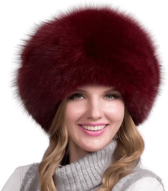Glaciera Lux Winter Hat | Real Fur Hat with Ear Protectors | Elegant & Warm Luxury Hat for Women - Image 6