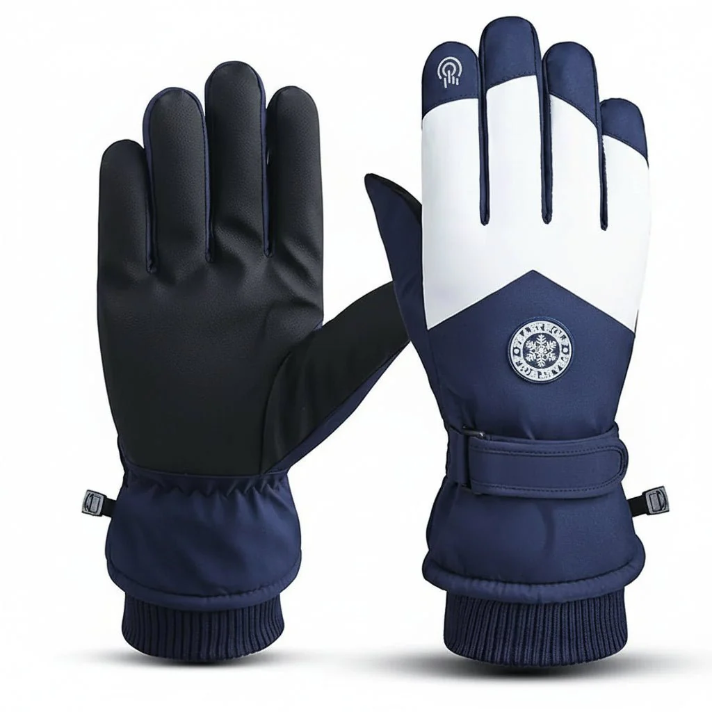 GLACIERTACT – Thermal winter gloves for skiing, waterproof, non-slip & touchscreen compatible - Image 9