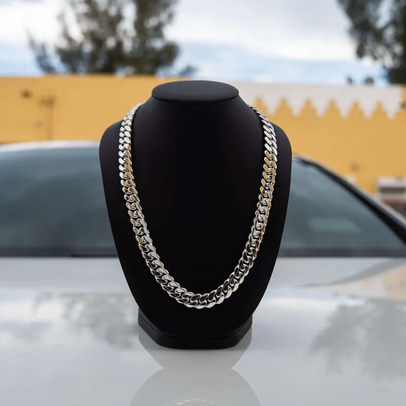 GLANZGRAD – Polished 8mm Miami Cuban Link Chain