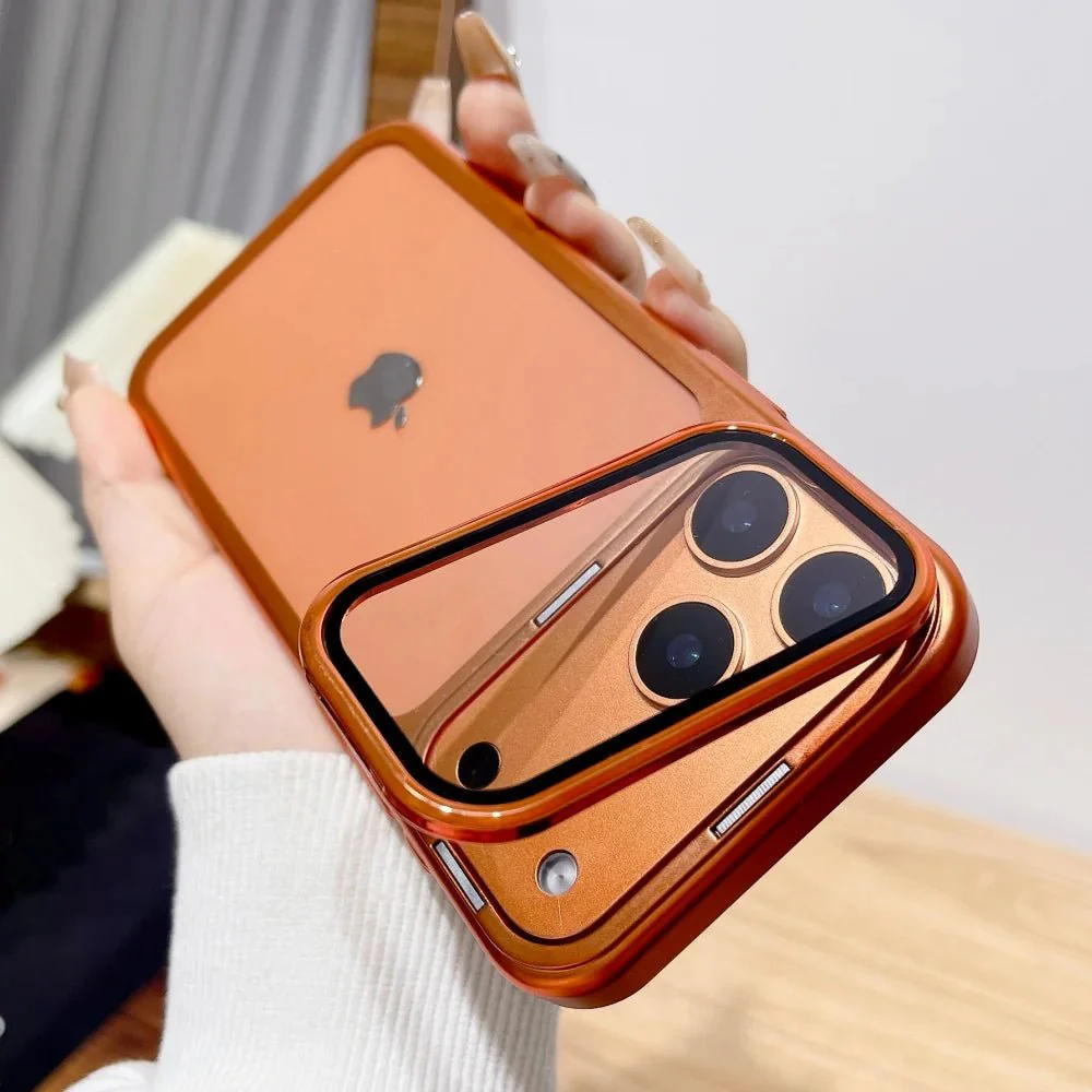 GLASSHIFT – Ultra-thin iPhone 17 Case with Foldable Camera Stand & Glass Protection - Image 2