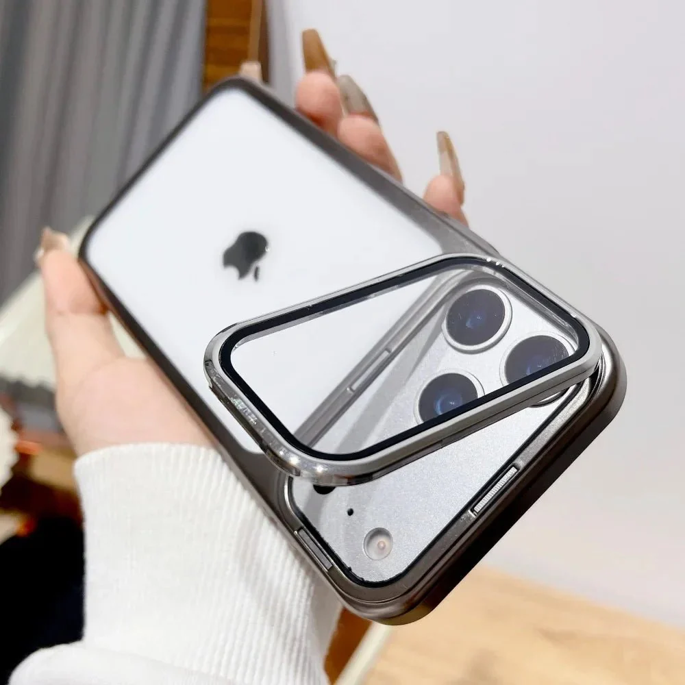 GLASSHIFT – Ultra-thin iPhone 17 Case with Foldable Camera Stand & Glass Protection - Image 9