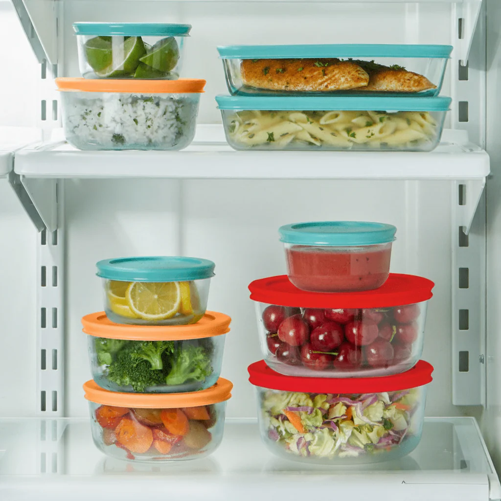 Glasskeer 12-Piece Food Storage Set - BPA-free, airtight for fresh food and efficient organisation - Image 4