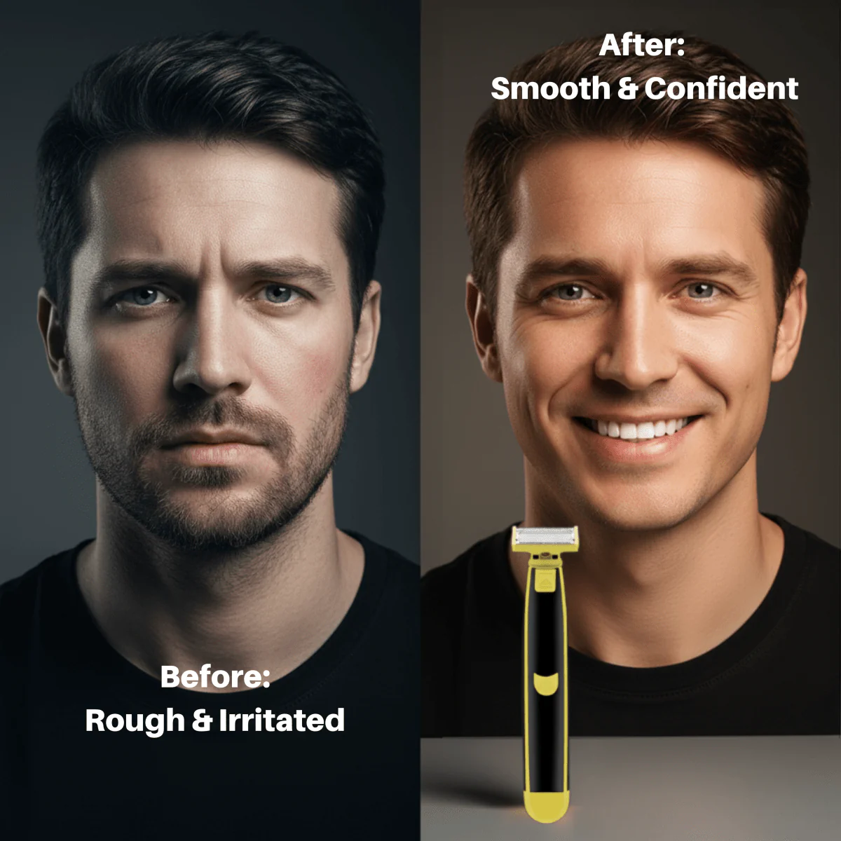 GlideEdge Pro Body Groomer | Wet & Dry Shaver | Skin-friendly Double Blades | Men's Body Care | Precise Grooming Tool - Image 3