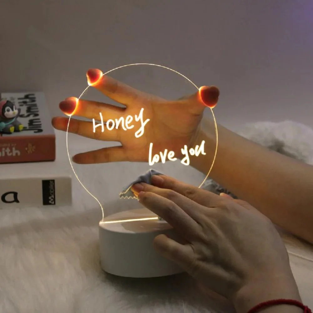 GLOWSIGN – illuminated sign with dry erase marker - Image 2