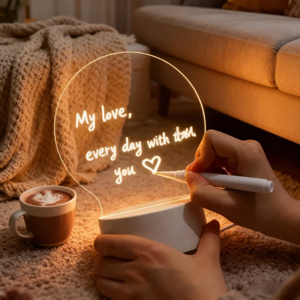 GLOWSIGN – illuminated sign with dry erase marker - Image 6