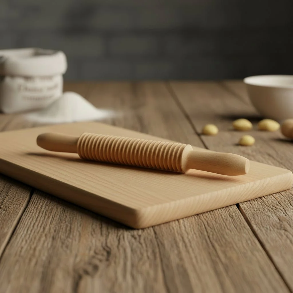 GNOCFORMA – Traditional Pasta Board & Gnocchi Molding Set made of Beech Wood - Image 4