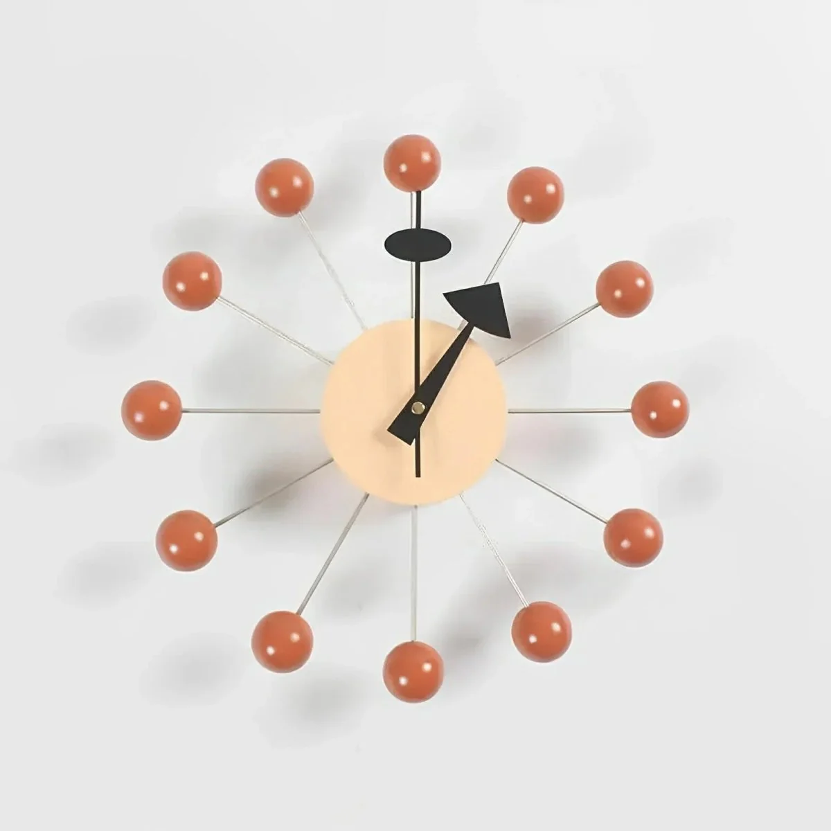 GOLDENRAY – Decorative Metal Sun Wall Clock, 32 cm Silent Quartz Movement for Modern Home Accents - Image 4
