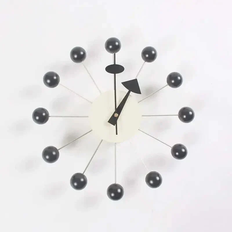 GOLDENRAY – Decorative Metal Sun Wall Clock, 32 cm Silent Quartz Movement for Modern Home Accents - Image 7