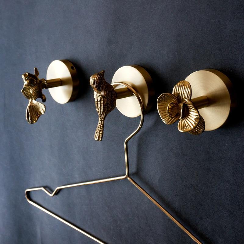 GOLDHORN – Decorative Animal Coat Hook made of Brass with Gold Finish - Image 2