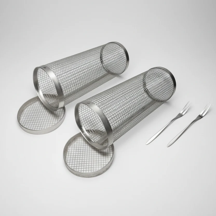 GrillCraft Rotating BBQ basket - stainless steel for even cooking - Image 7