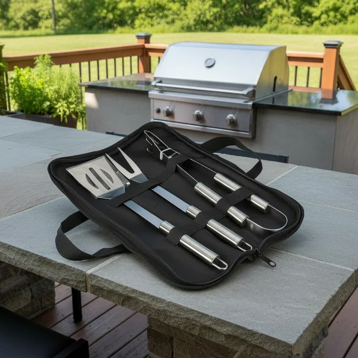GrillMaster Pro – Stainless Steel Barbecue Tool Set for Outdoors - Image 10