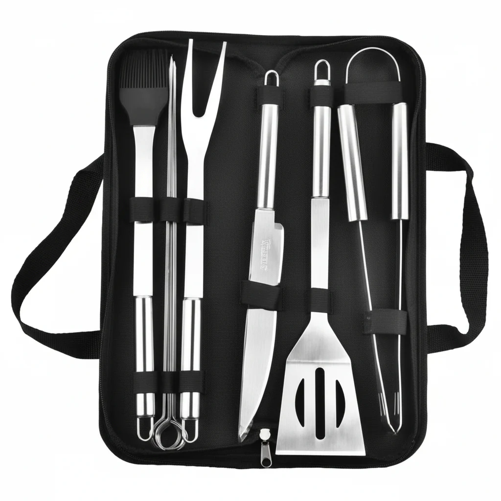 GrillMaster Pro – Stainless Steel Barbecue Tool Set for Outdoors - Image 13