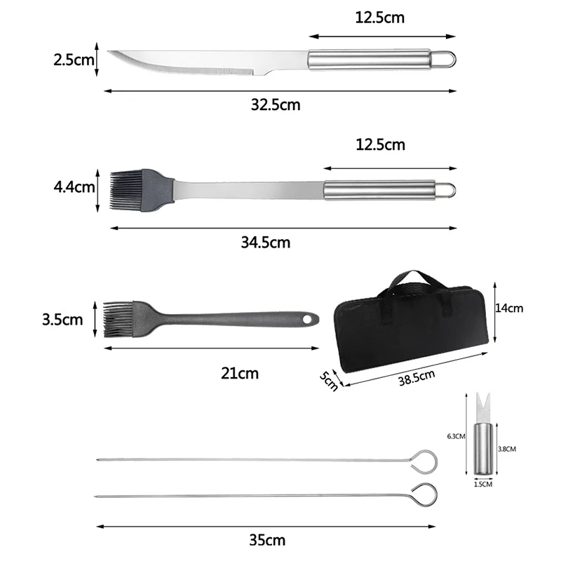 GrillMaster Pro – Stainless Steel Barbecue Tool Set for Outdoors - Image 15