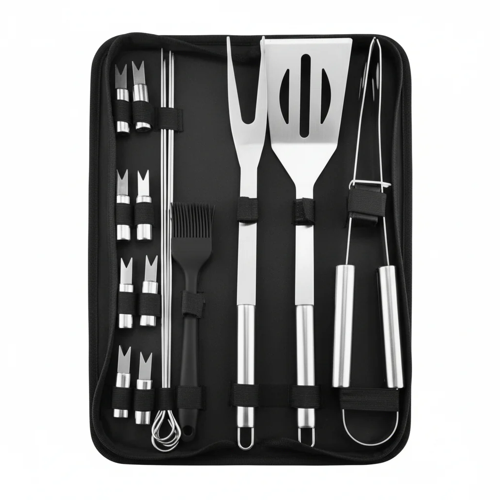 GrillMaster Pro – Stainless Steel Barbecue Tool Set for Outdoors - Image 7