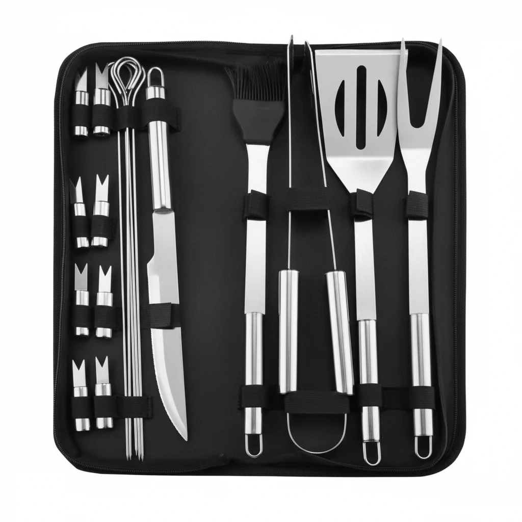 GrillMaster Pro – Stainless Steel Barbecue Tool Set for Outdoors - Image 8