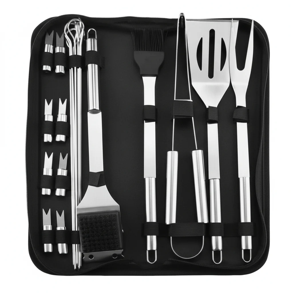 GrillMaster Pro – Stainless Steel Barbecue Tool Set for Outdoors - Image 9