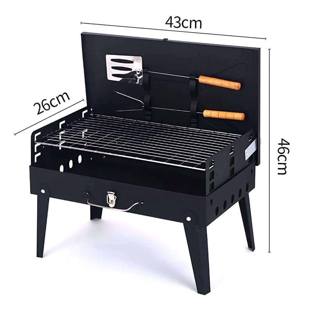 GrillMate Fold - Foldable steel garden barbecue for camping & garden - Image 12