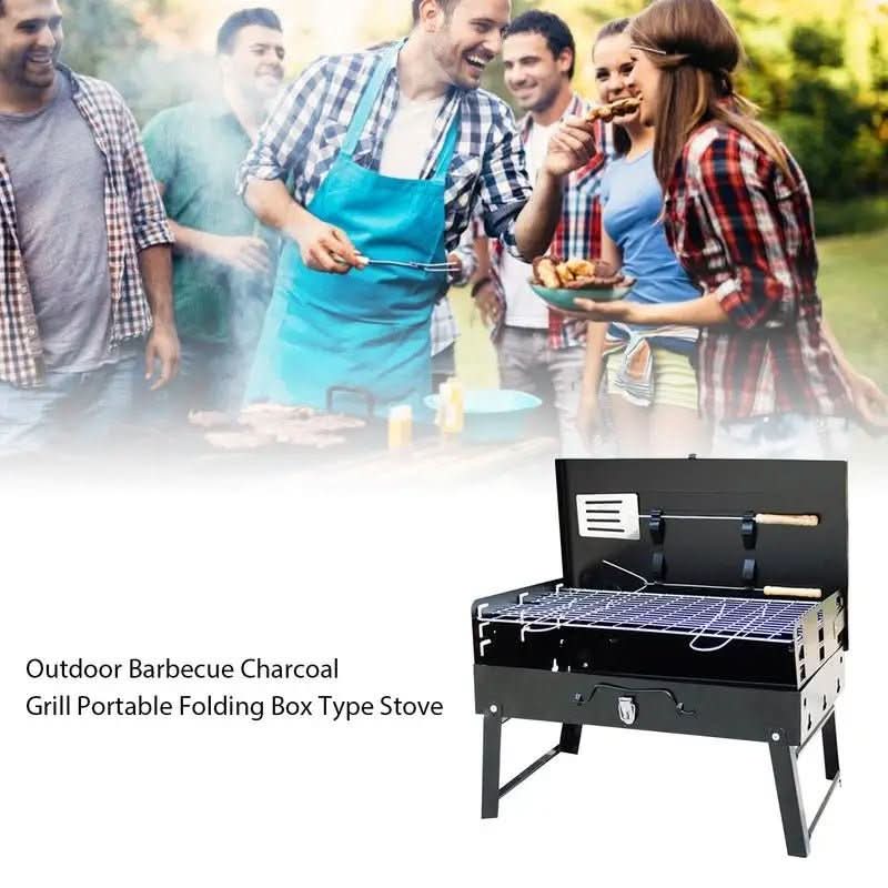 GrillMate Fold - Foldable steel garden barbecue for camping & garden - Image 8
