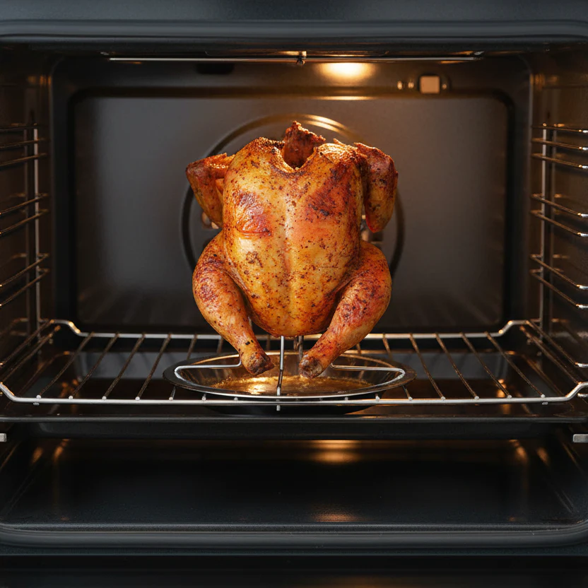 GrillRoast Rack - non-stick carbon steel chicken roaster for perfect BBQs - Image 3