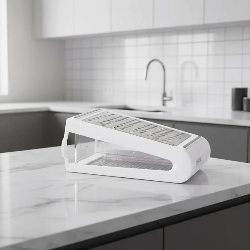 GRIND FORCE – Double-sided stainless steel grater for effortless kitchen preparation