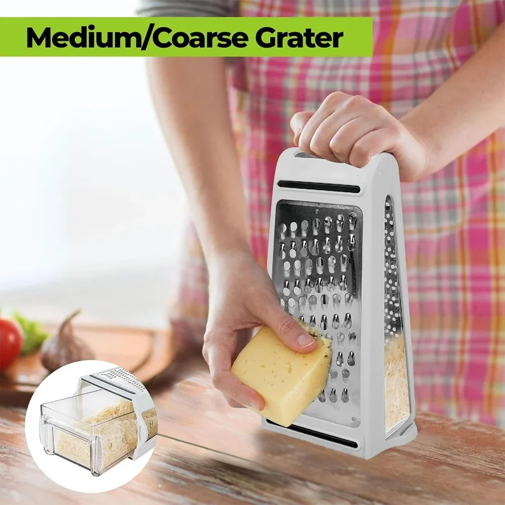 GRIND FORCE – Double-sided stainless steel grater for effortless kitchen preparation - Image 7