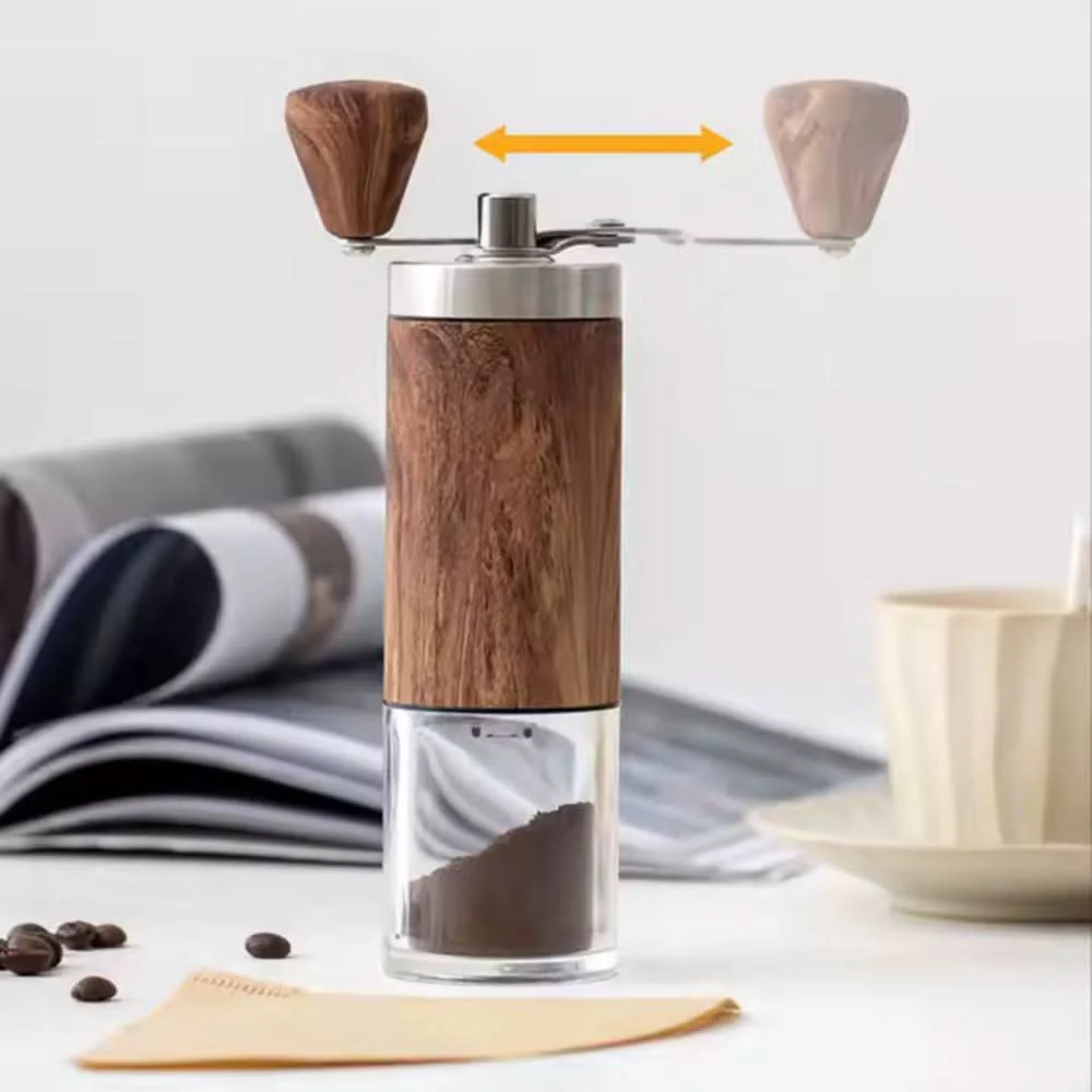GrindMate – Portable Wooden Coffee Grinder for Coffee and Spices - Image 3
