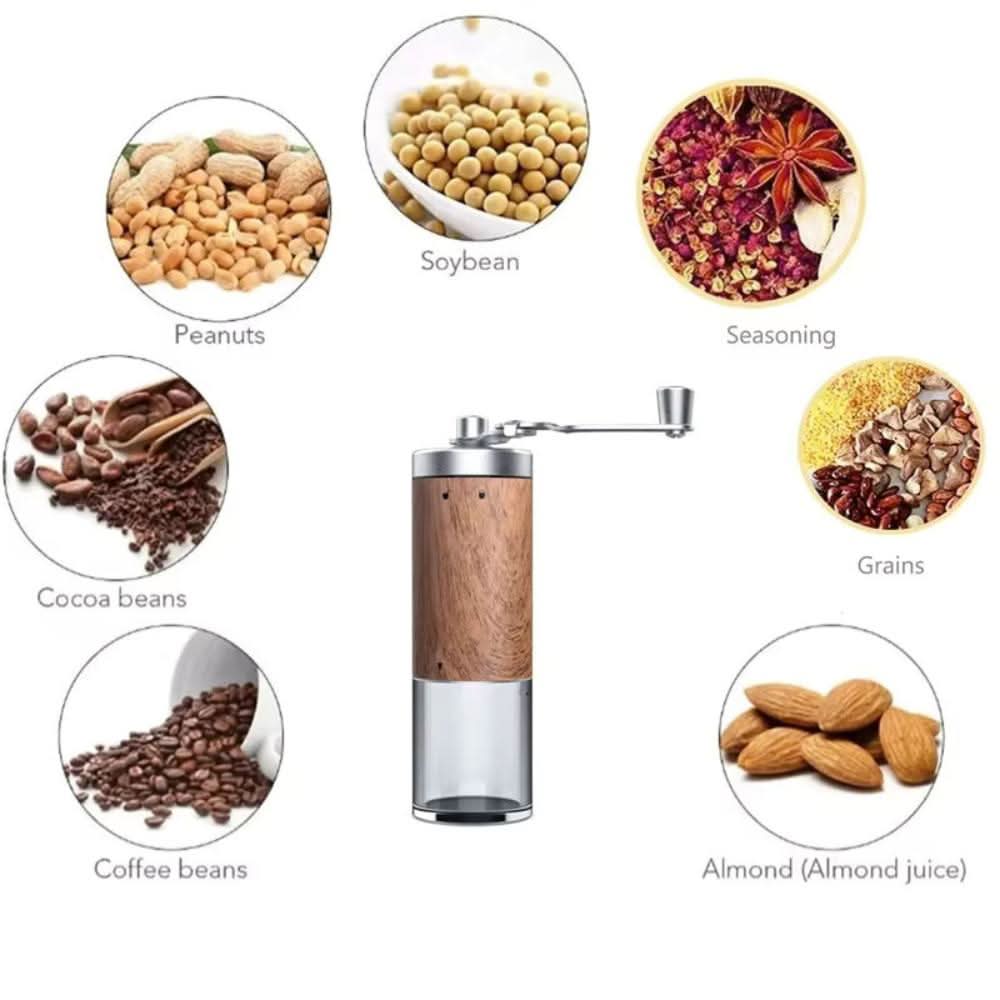GrindMate – Portable Wooden Coffee Grinder for Coffee and Spices - Image 5