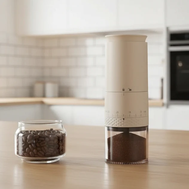 GrindPro – Electric Coffee Grinder with 38 Grinding Levels and USB-C Charging Function - Image 3