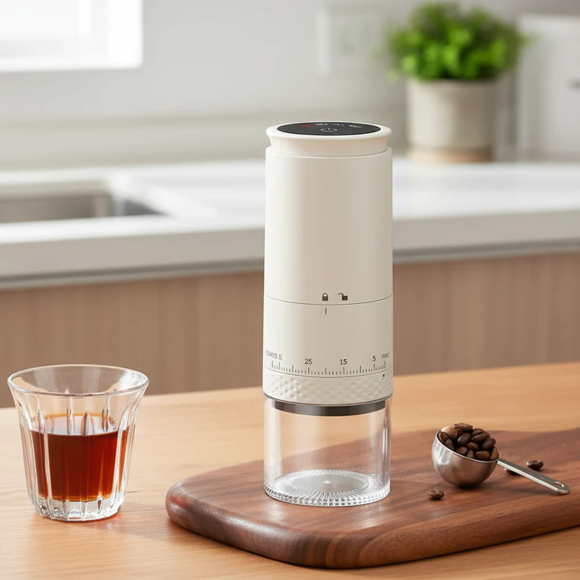 GrindPro – Electric Coffee Grinder with 38 Grinding Levels and USB-C Charging Function - Image 5
