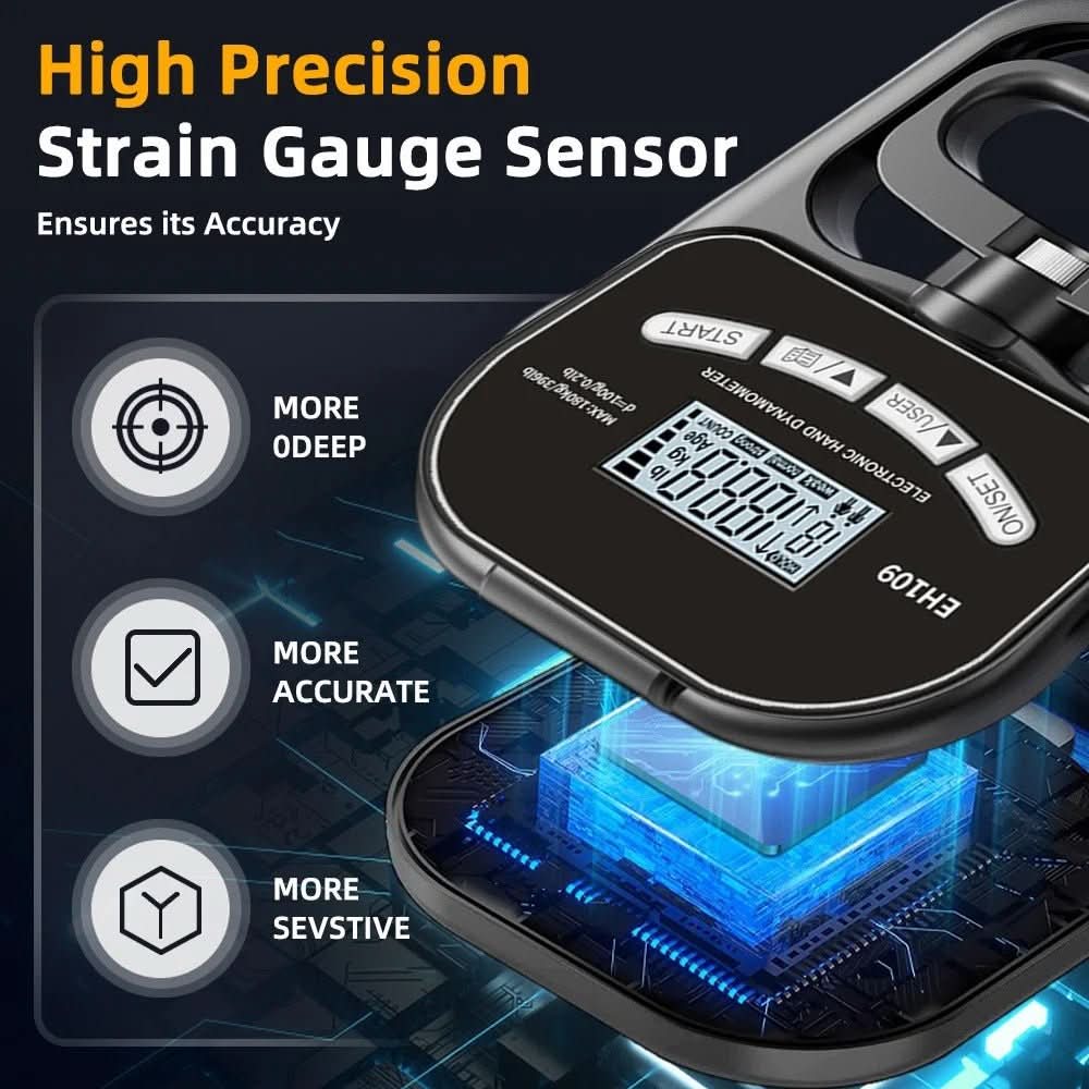 Gripmaster Digital - Precise hand-held measuring device for grip force measurement up to 120 kg - Image 17