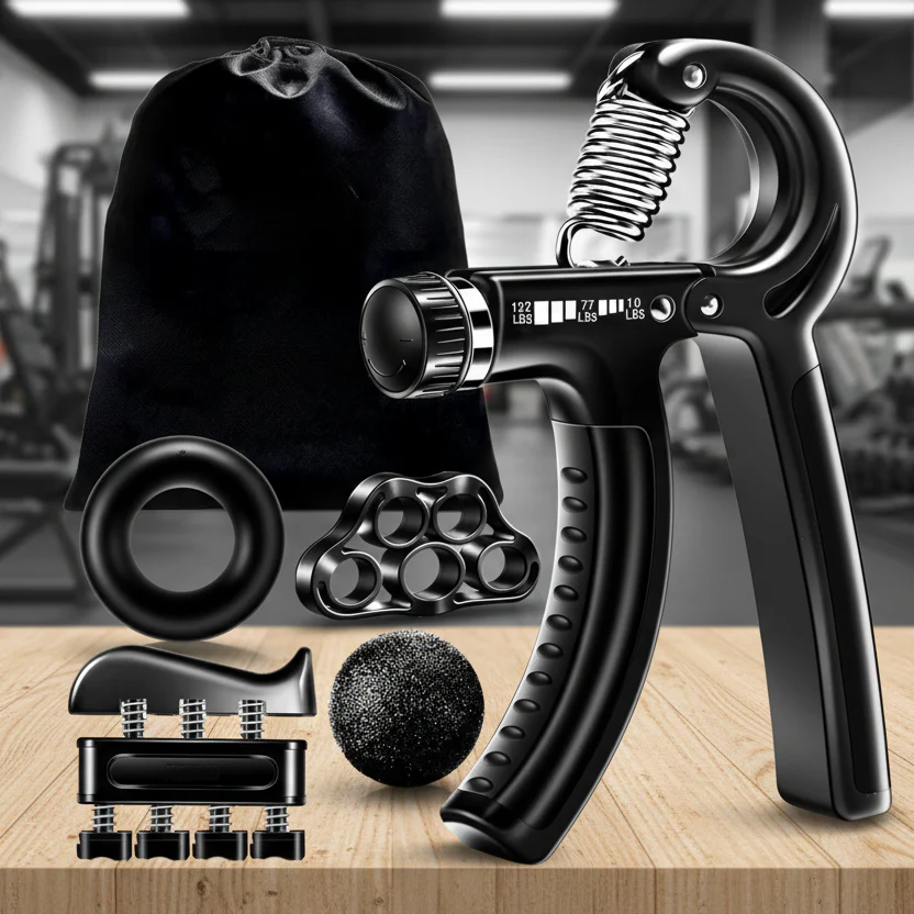 Gripmaster - Adjustable hand amplifier for targeted grip strength training