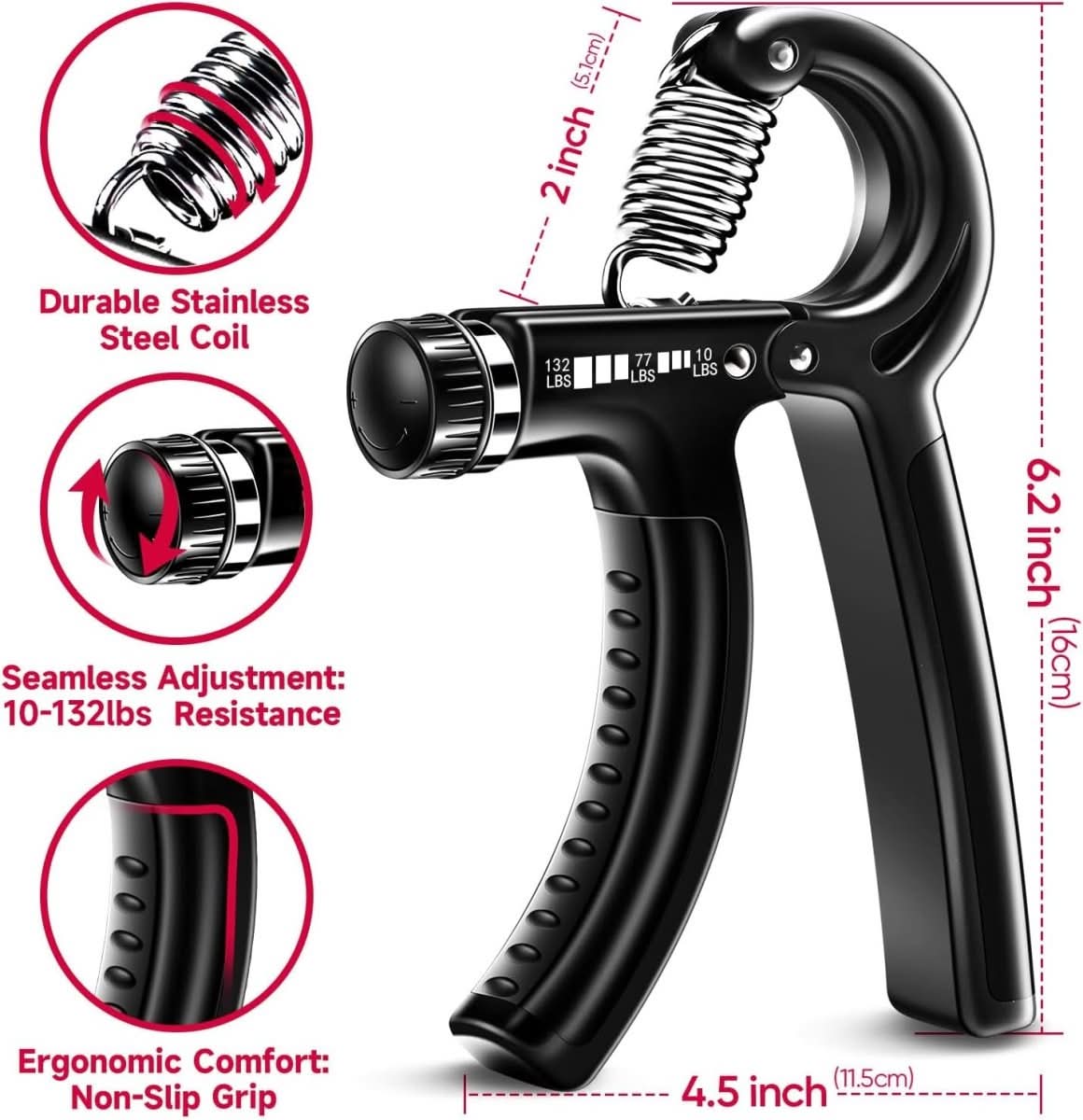 Gripmaster - Adjustable hand amplifier for targeted grip strength training - Image 4
