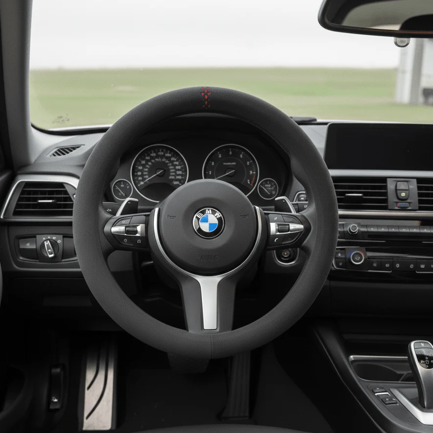 GRIPNOBLE – Artificial leather steering wheel cover for secure grip and comfort - Image 2